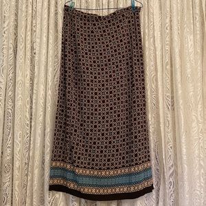 JM Collection. Jennifer Moore maxi wrap skirt. Vintage.